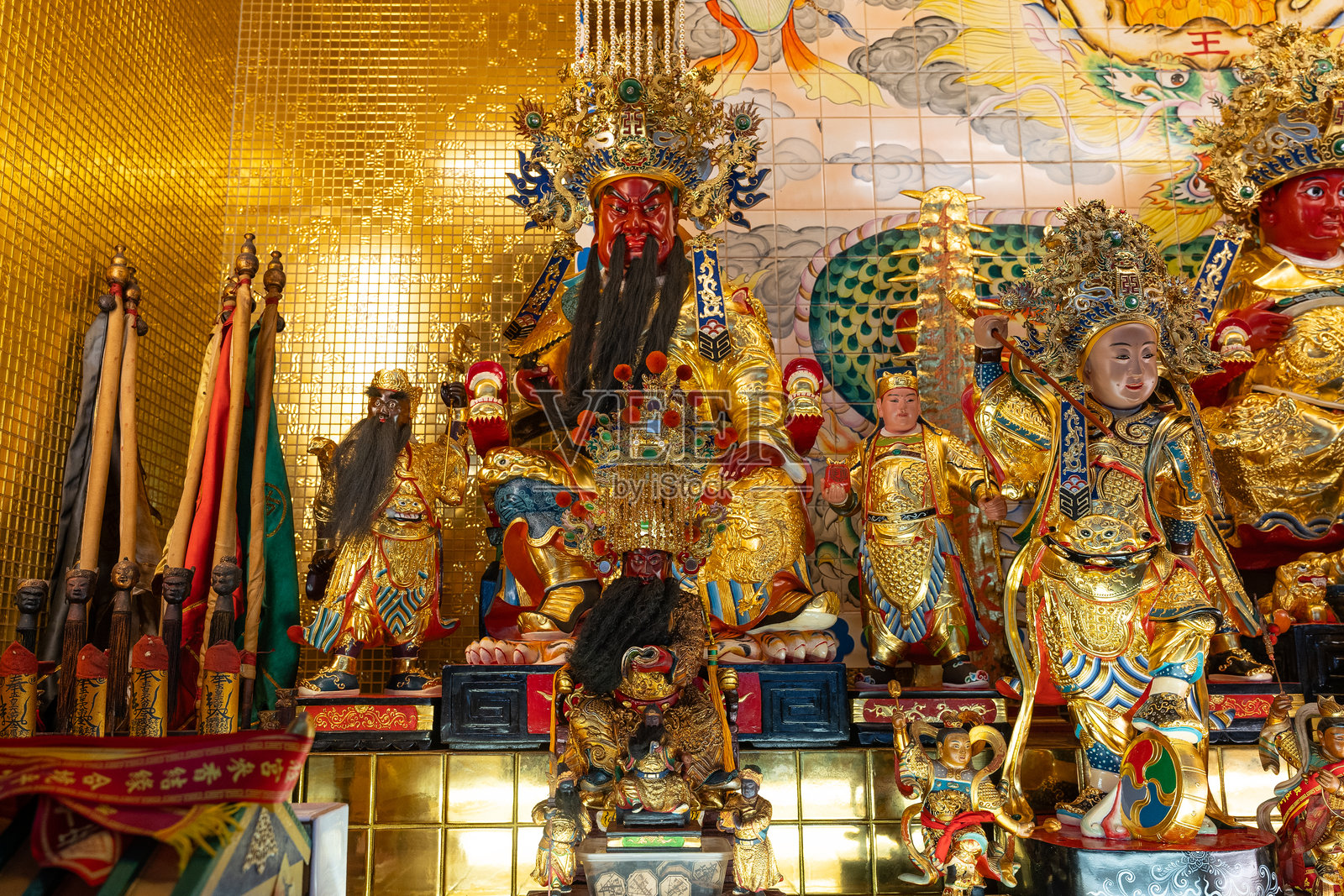 文莱斯里巴加湾的腾源寺景观照片摄影图片