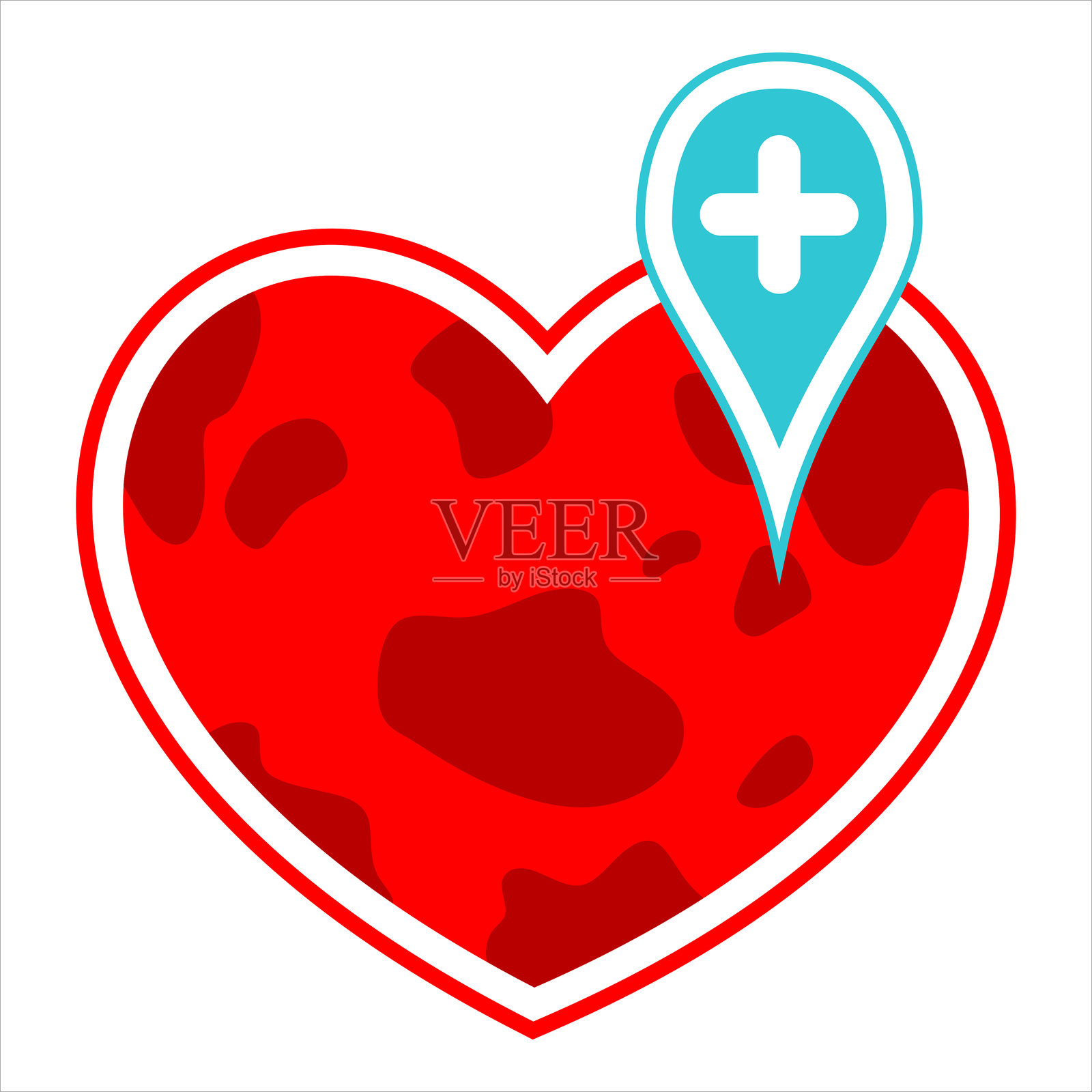 世界心脏日插画图片素材