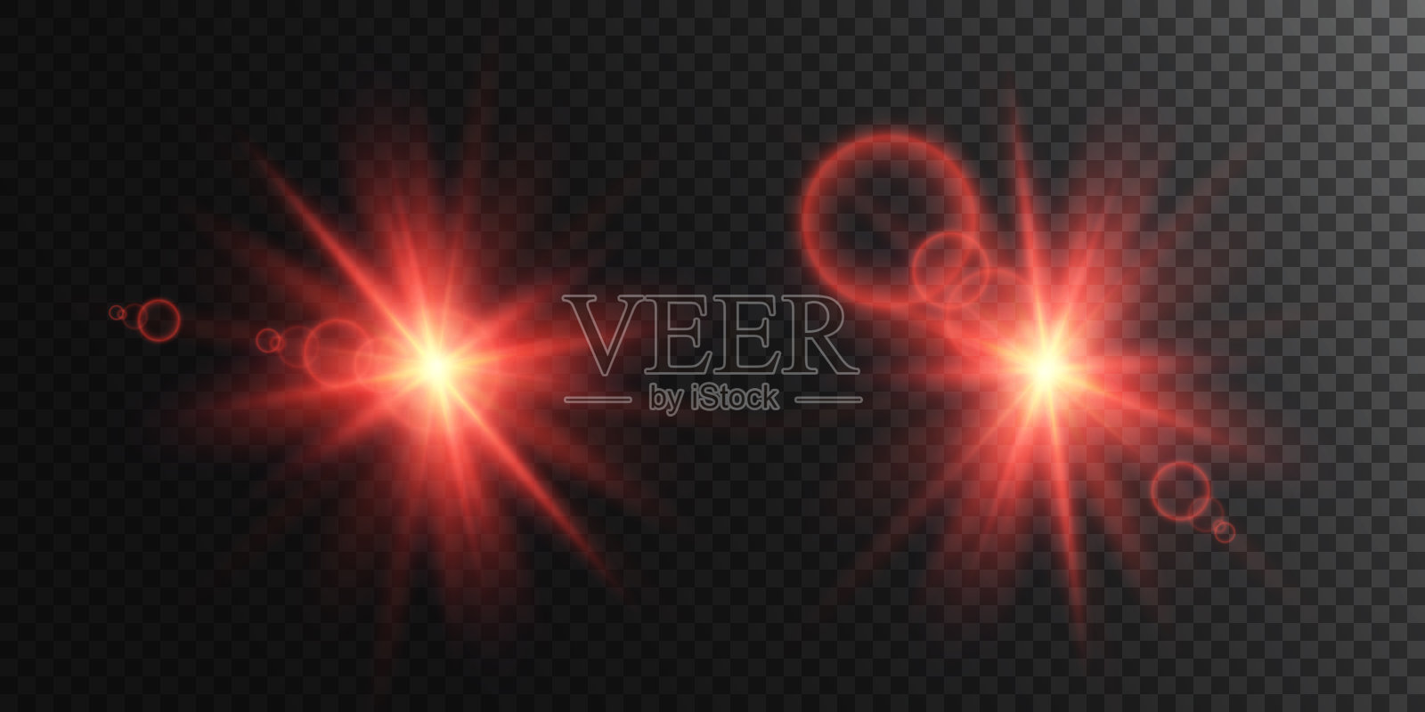 光的闪烁。明亮的光线。插画图片素材