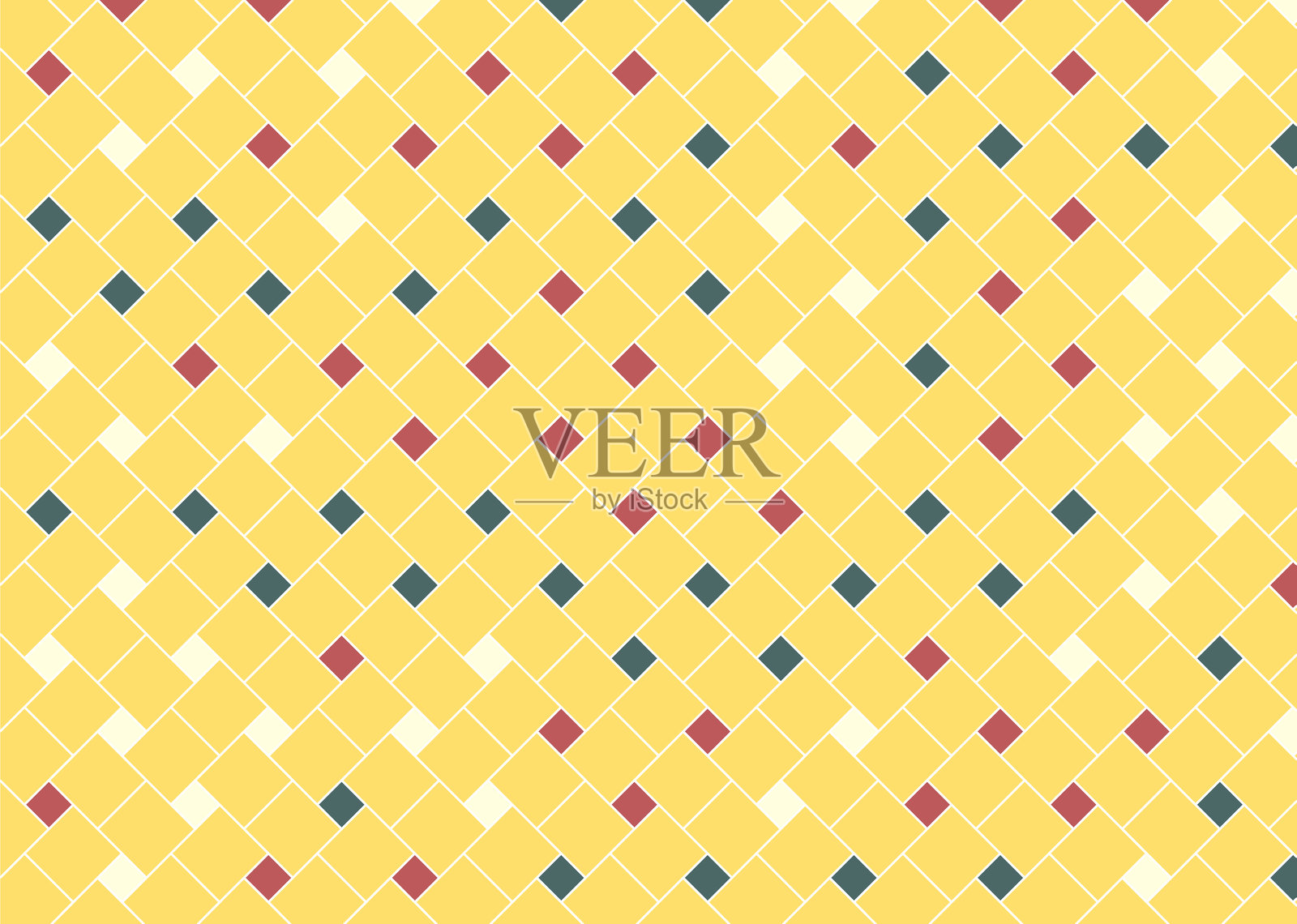 几何图案瓷砖背景插画图片素材