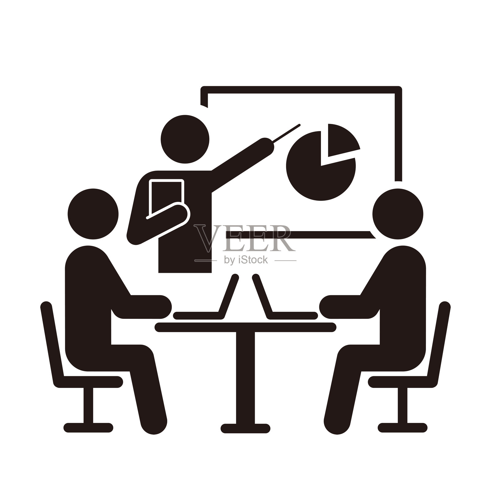 会议图标符号。插画图片素材