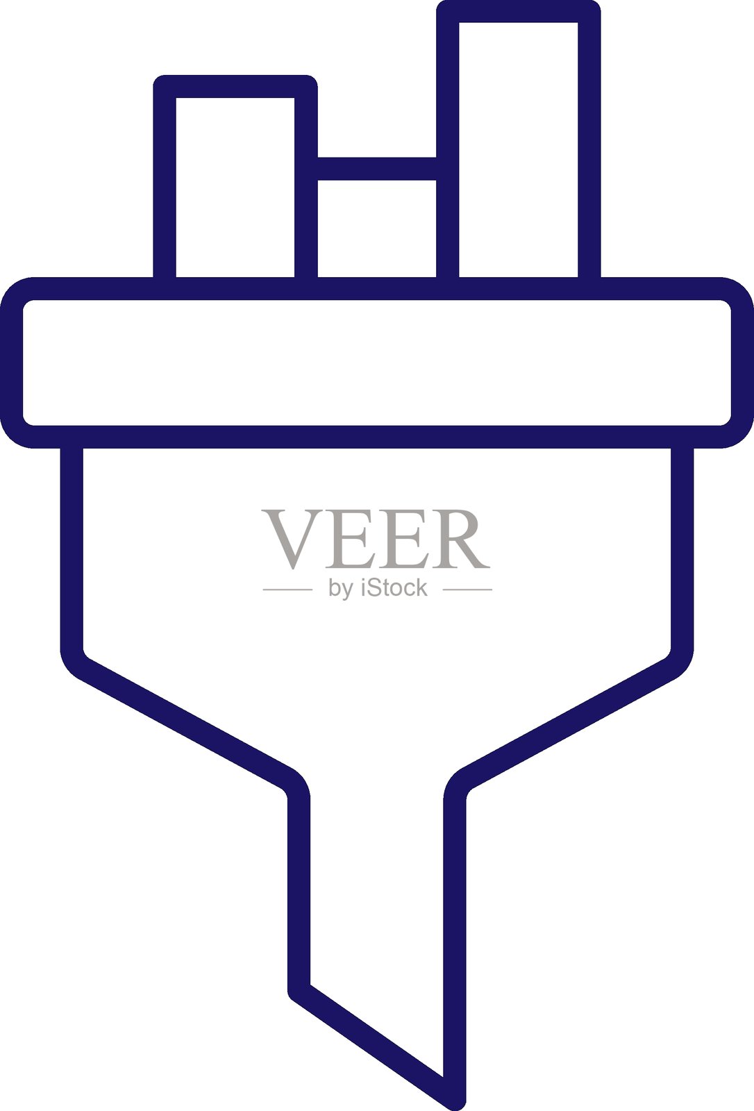 图形和网页设计、应用程序、广告、各种卡片上的过滤器轮廓线性进度条图像插画图片素材