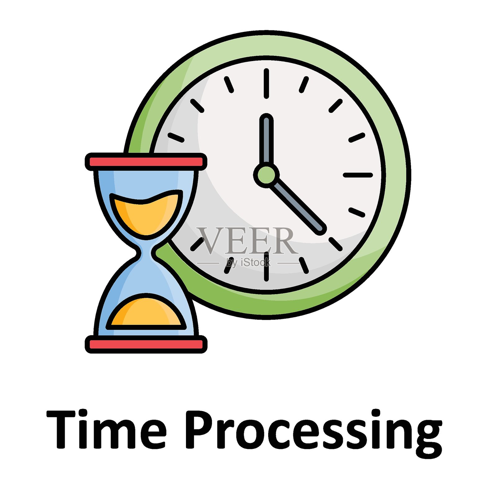 可轻松修改或编辑的估值图标矢量图插画图片素材