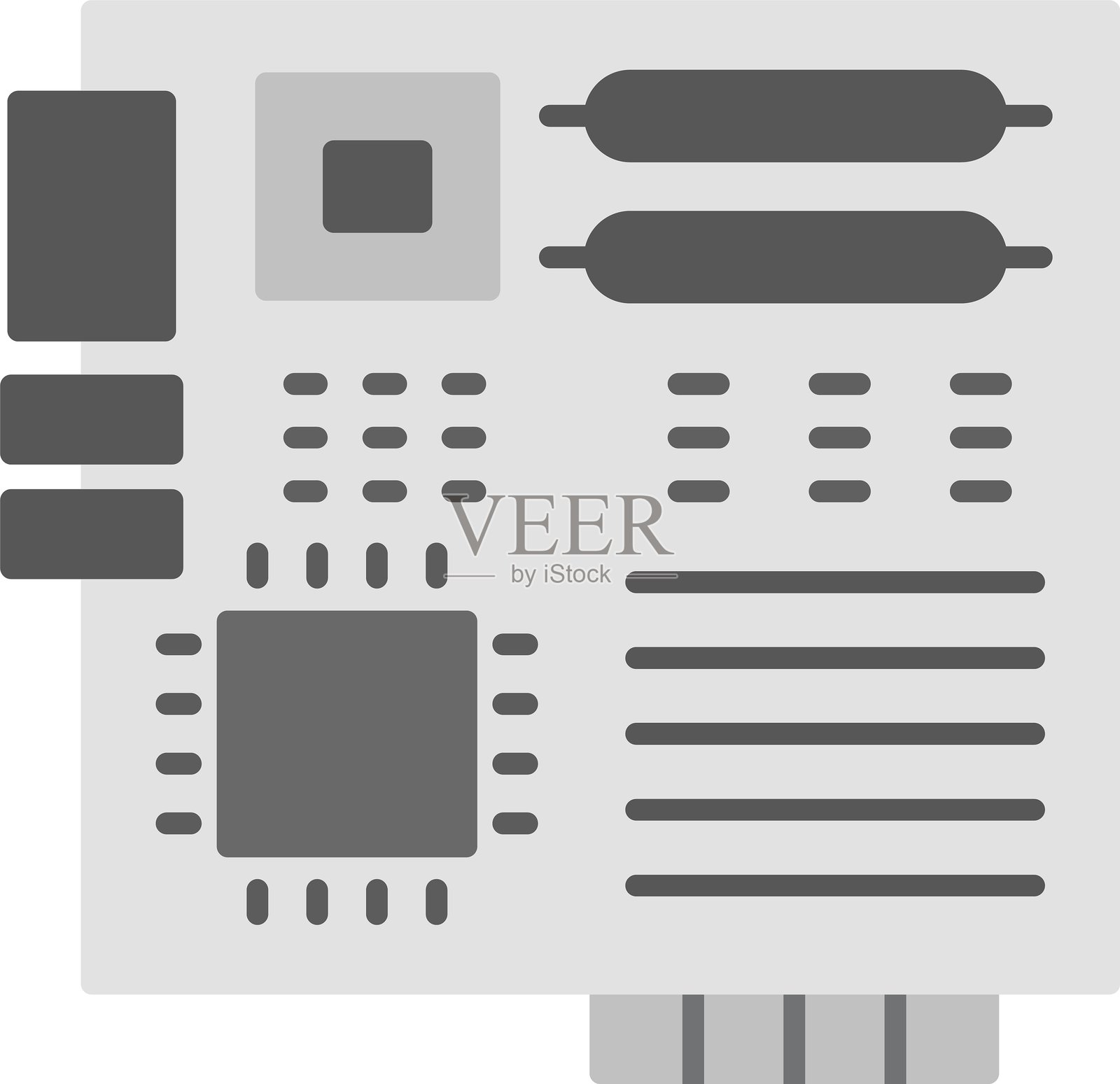 主板图标插画图片素材