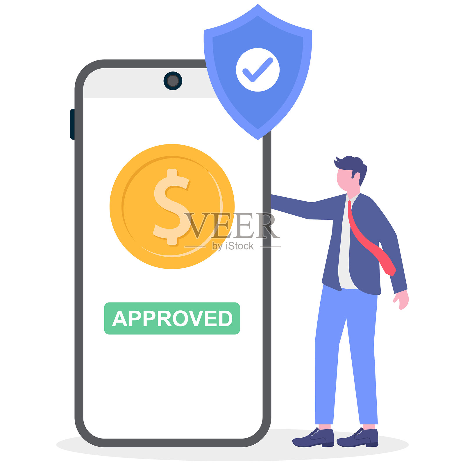 商业概念，社会设计，矢量图插画图片素材