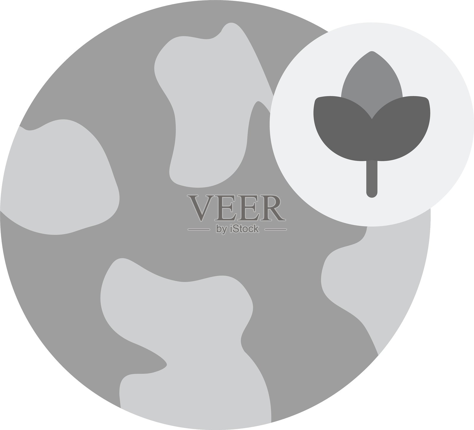 绿化图标插画图片素材