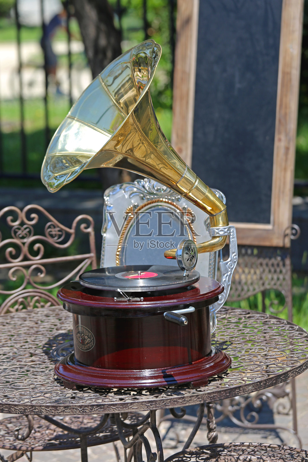 古董留声机音响大师照片摄影图片