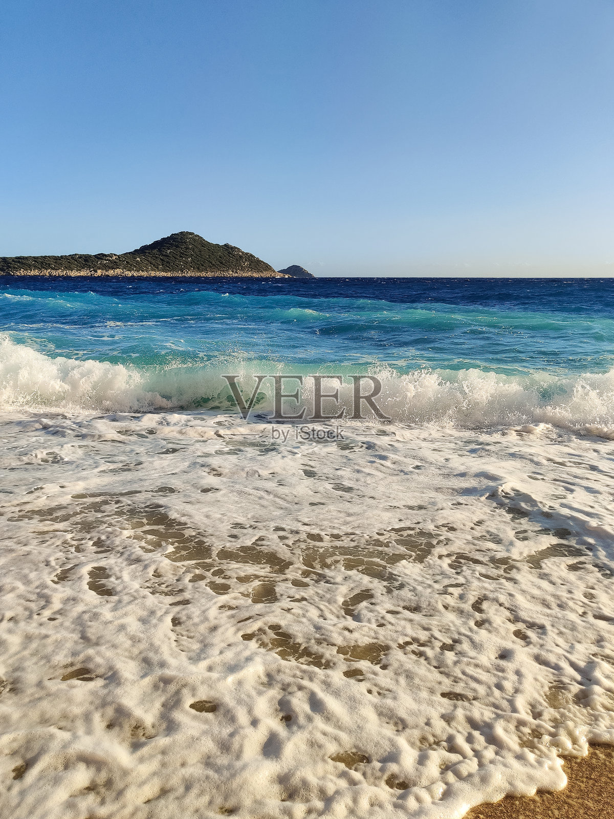 美丽的海边沙滩风景照片摄影图片