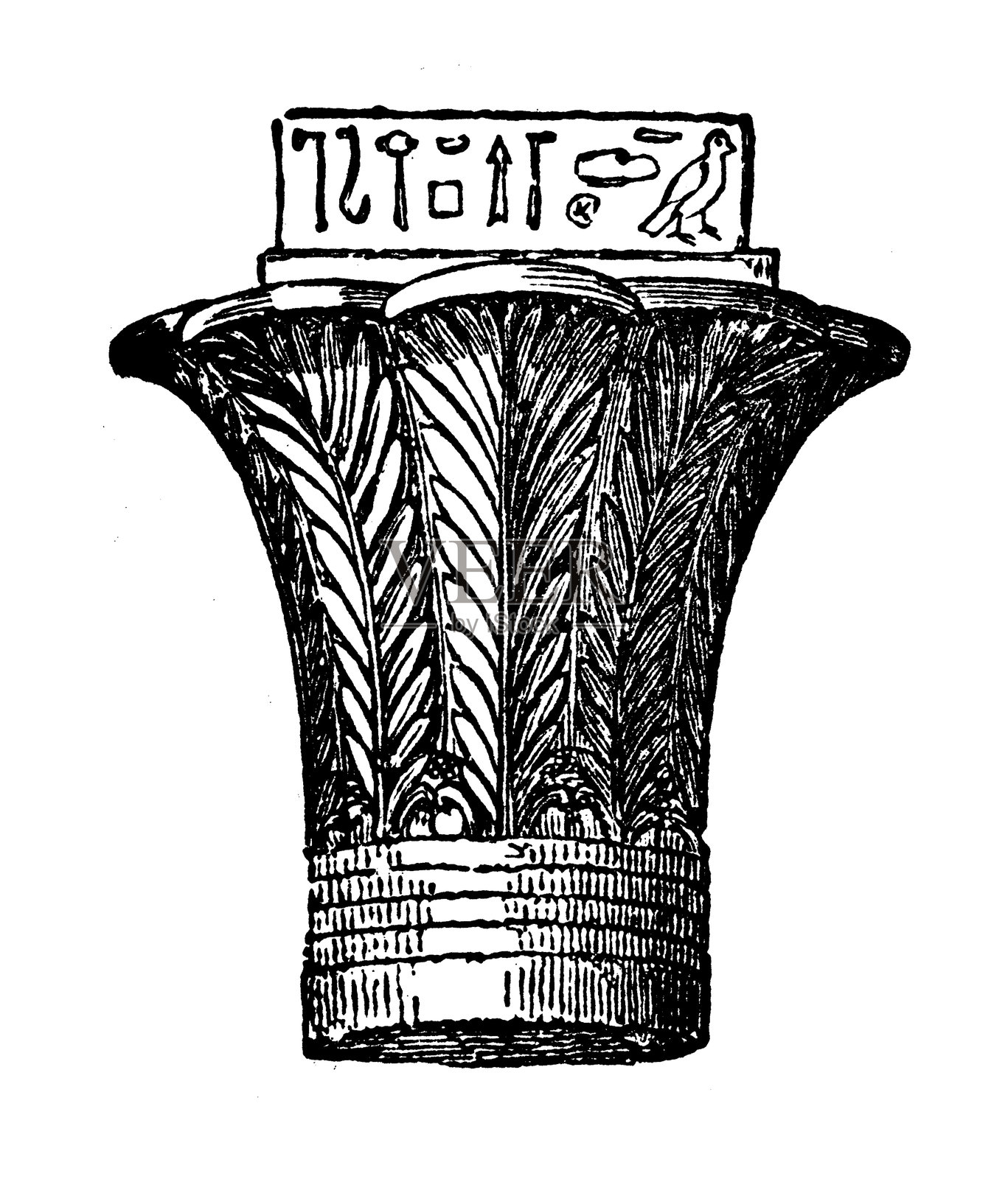 建筑，希腊：埃及首都插画图片素材