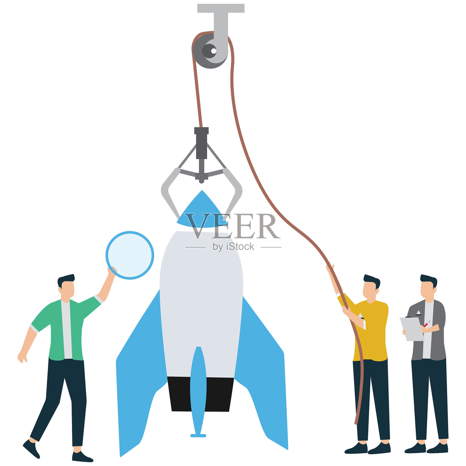 使命驱动型企业插画图片素材