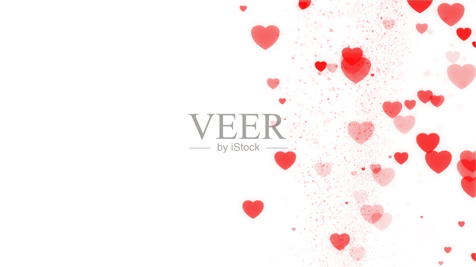 4K无缝红色心形循环，完整旋转，独立于绿色背景。社交媒体心形。情人节和爱情概念。4K库存照片照片摄影图片