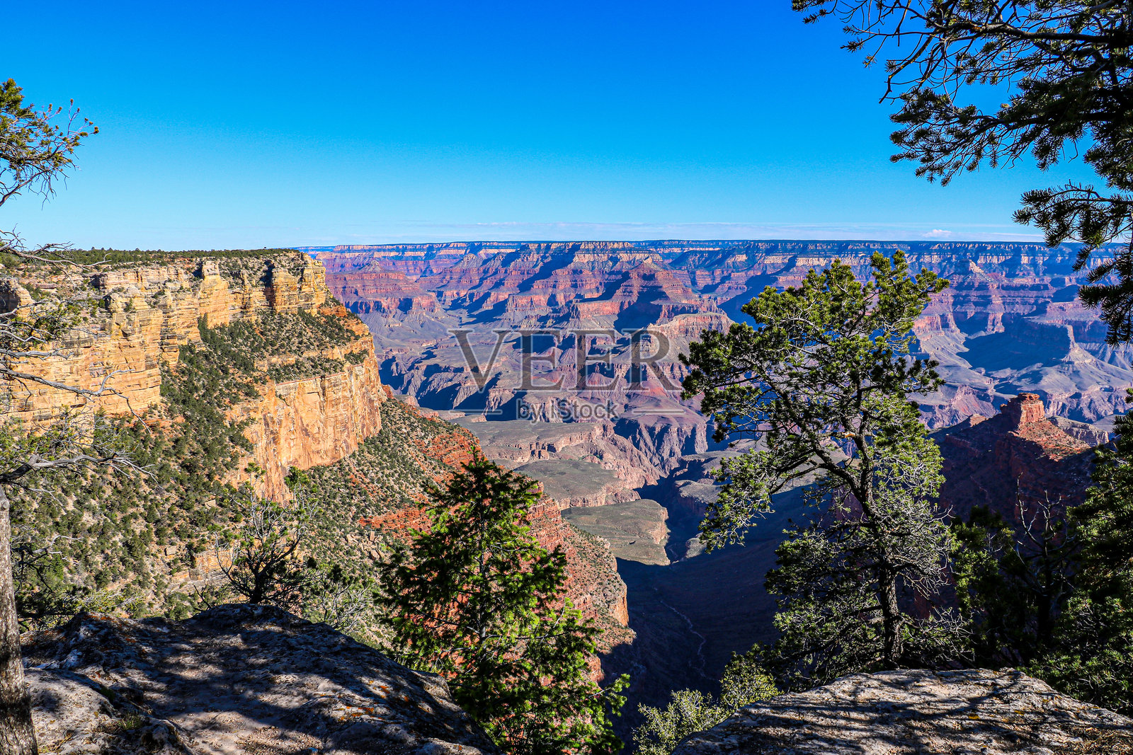 大峡谷国家公园的壮丽美景。照片摄影图片