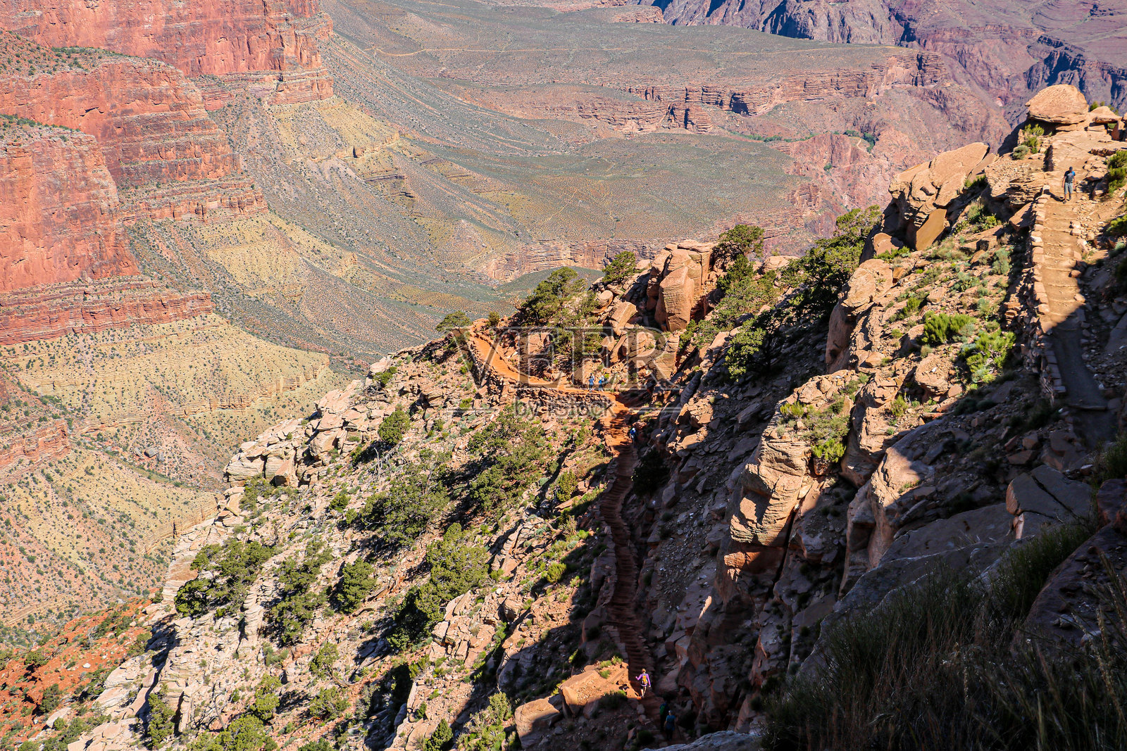 美丽的大峡谷。照片摄影图片