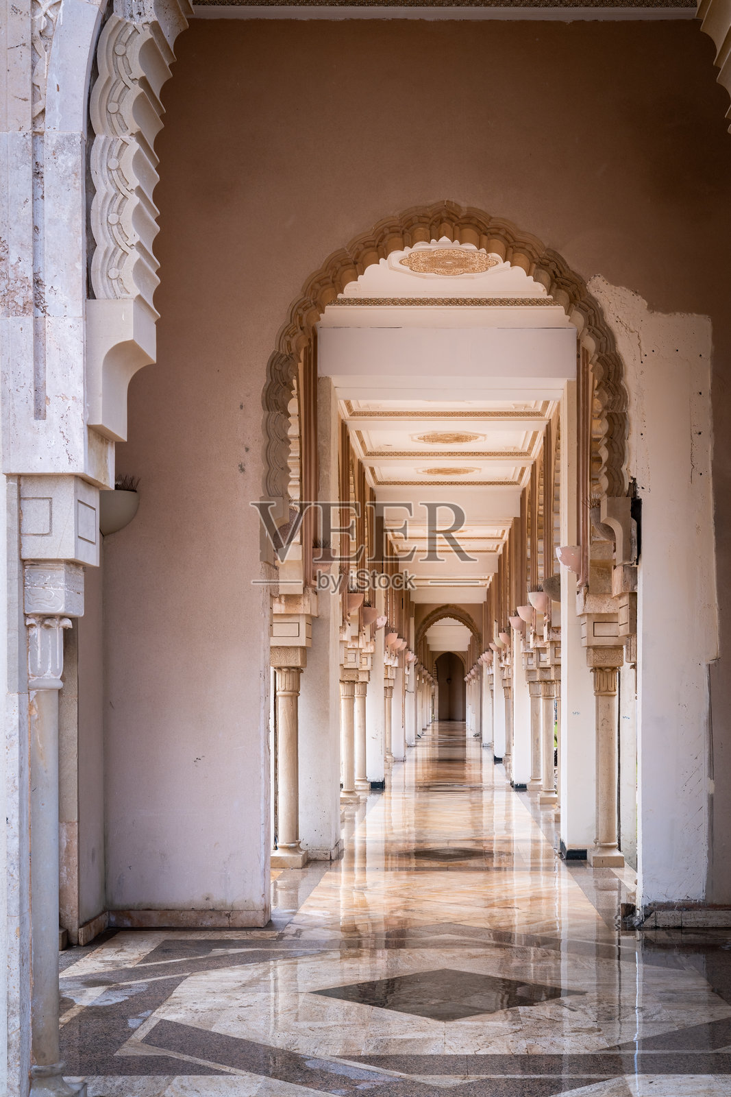 卡萨布兰卡，哈桑二世清真寺照片摄影图片