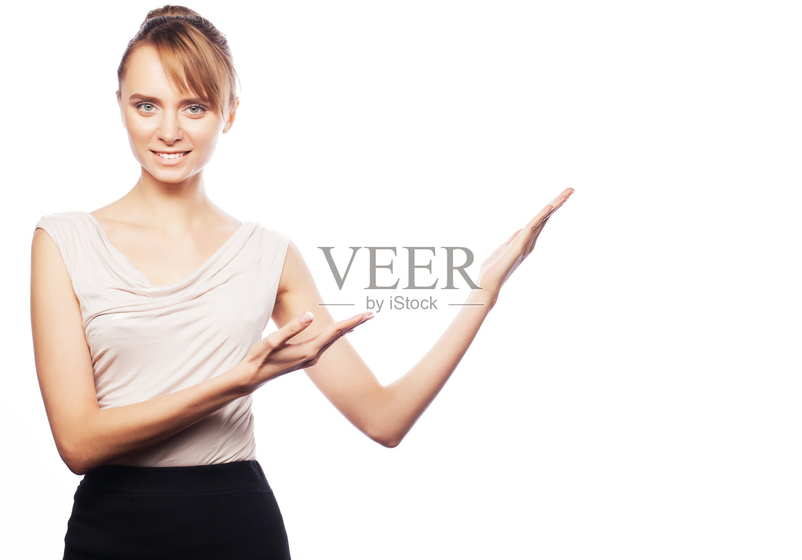 年轻的女商人照片摄影图片