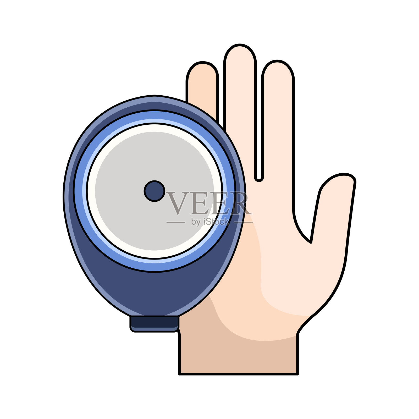 生活压力插画图片素材