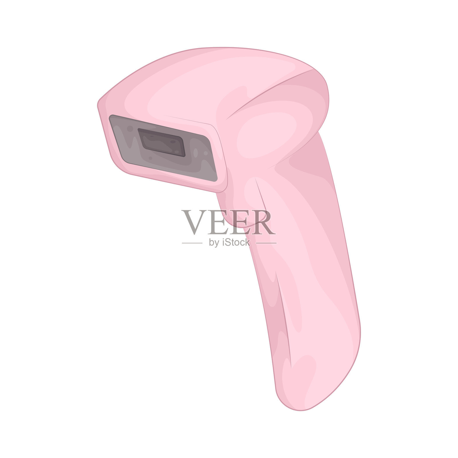 条形码扫描器插画图片素材