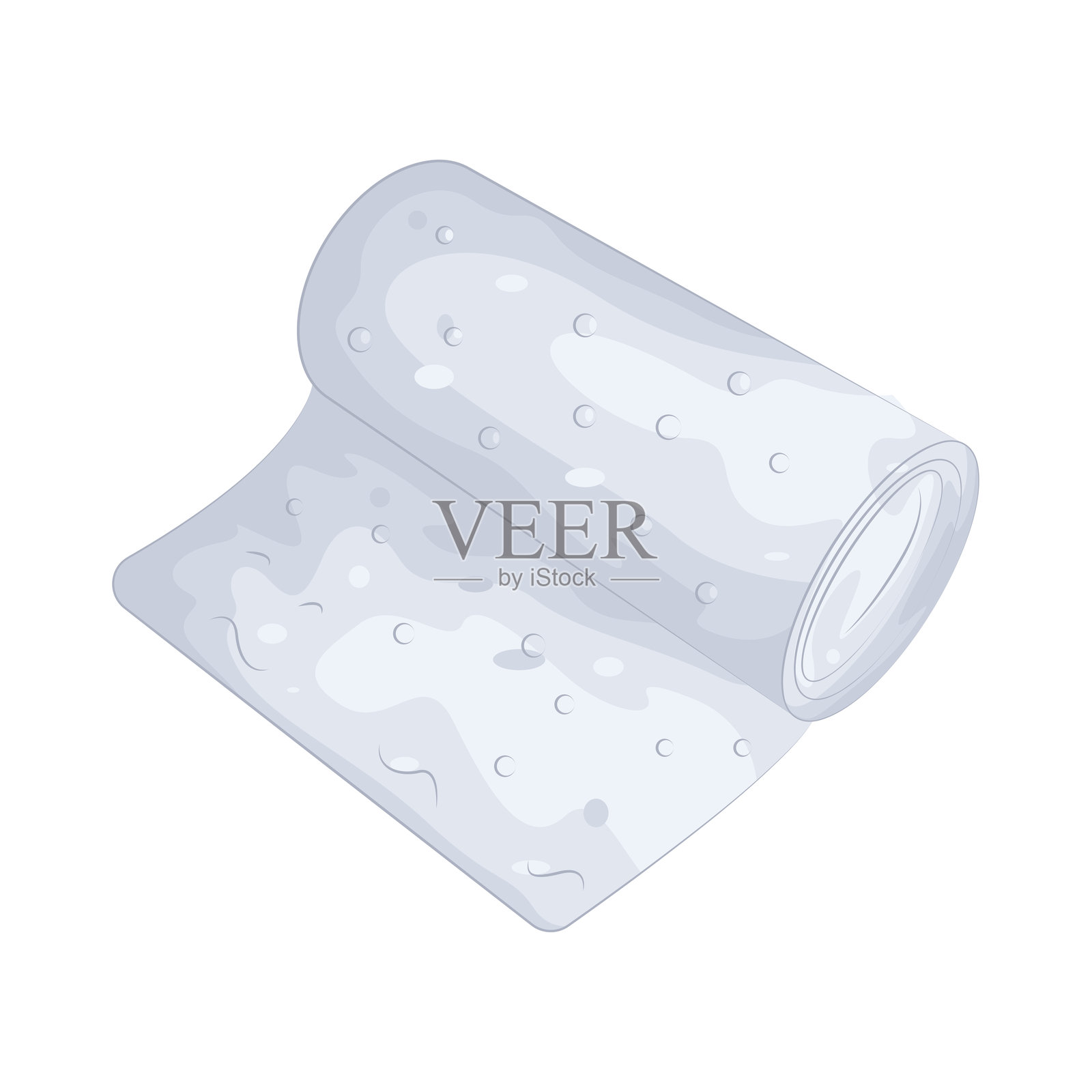 气泡膜插画图片素材