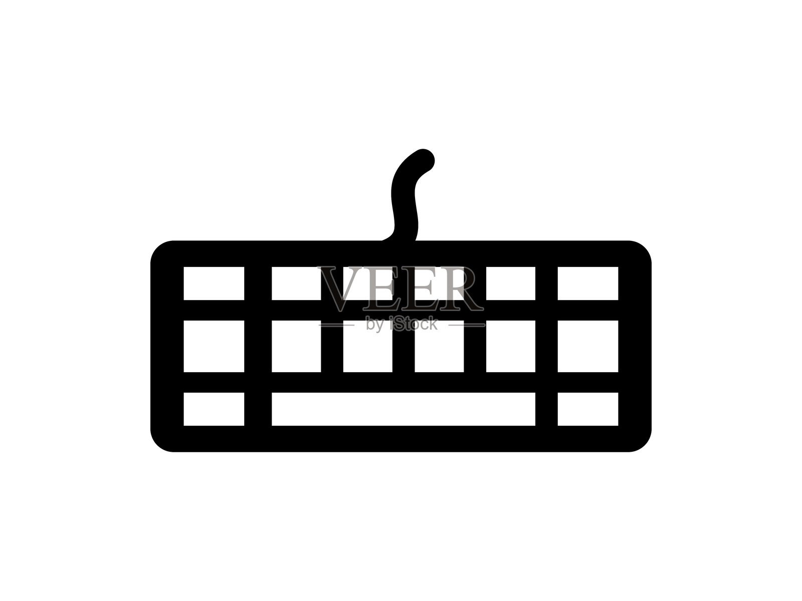 键盘图标矢量插图设计插画图片素材