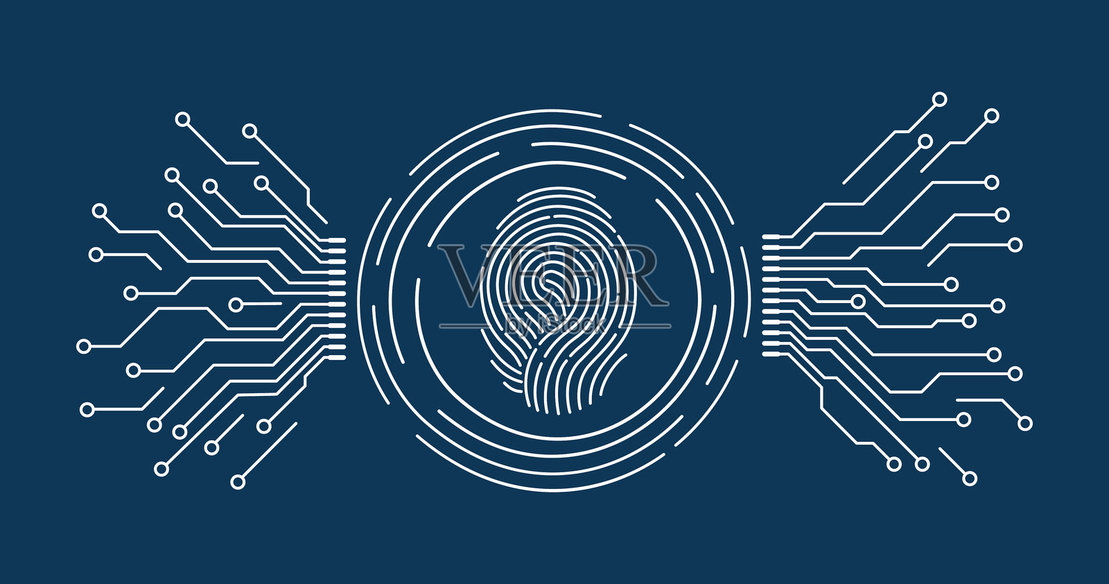 指纹背景22插画图片素材