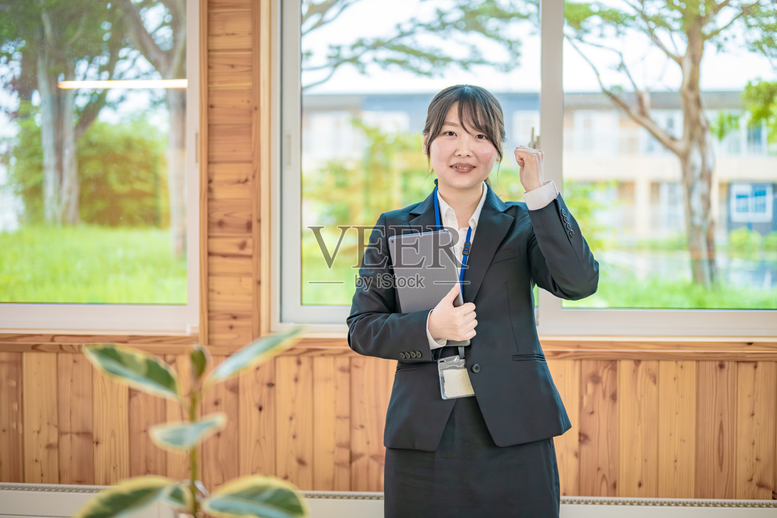 平板电脑和工作照片摄影图片