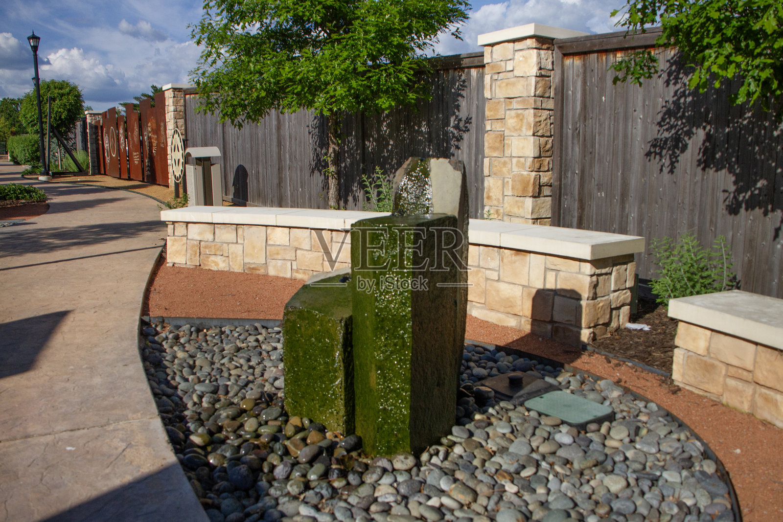 切罗基文化小径，塔尔基瓦，俄克拉荷马州照片摄影图片