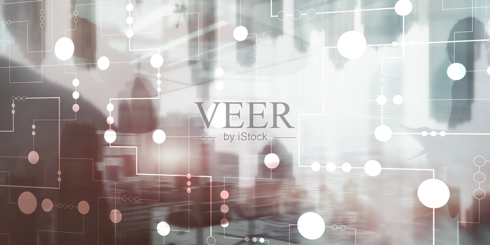 抽象数字粒子。网络背景。科技背景。照片摄影图片