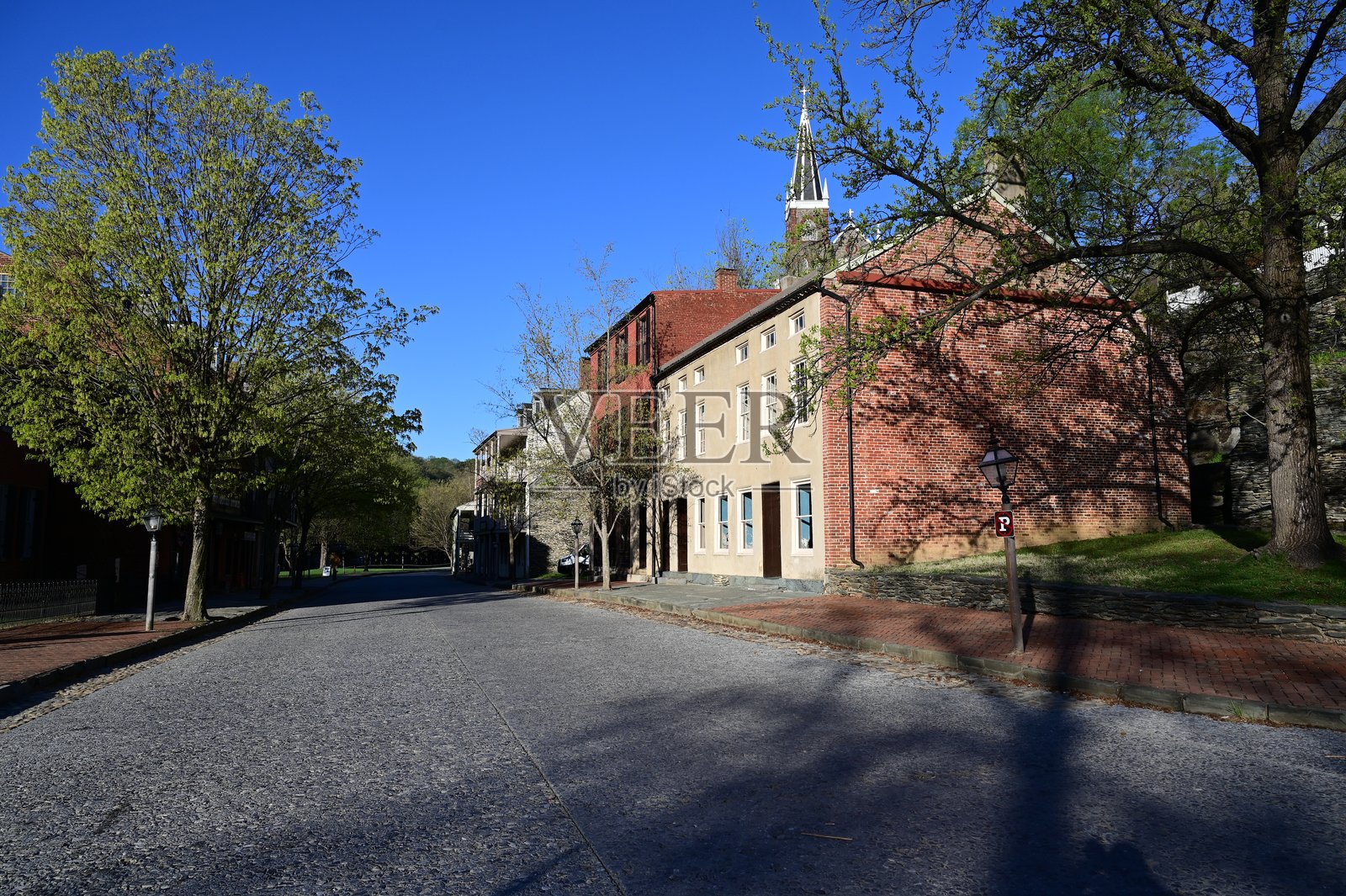 西弗吉尼亚州哈珀斯费里。照片摄影图片