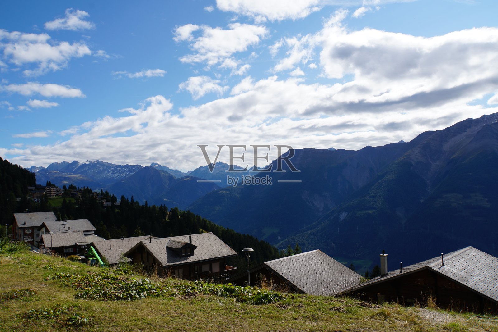 贝特梅尔阿尔普村的风景照片摄影图片
