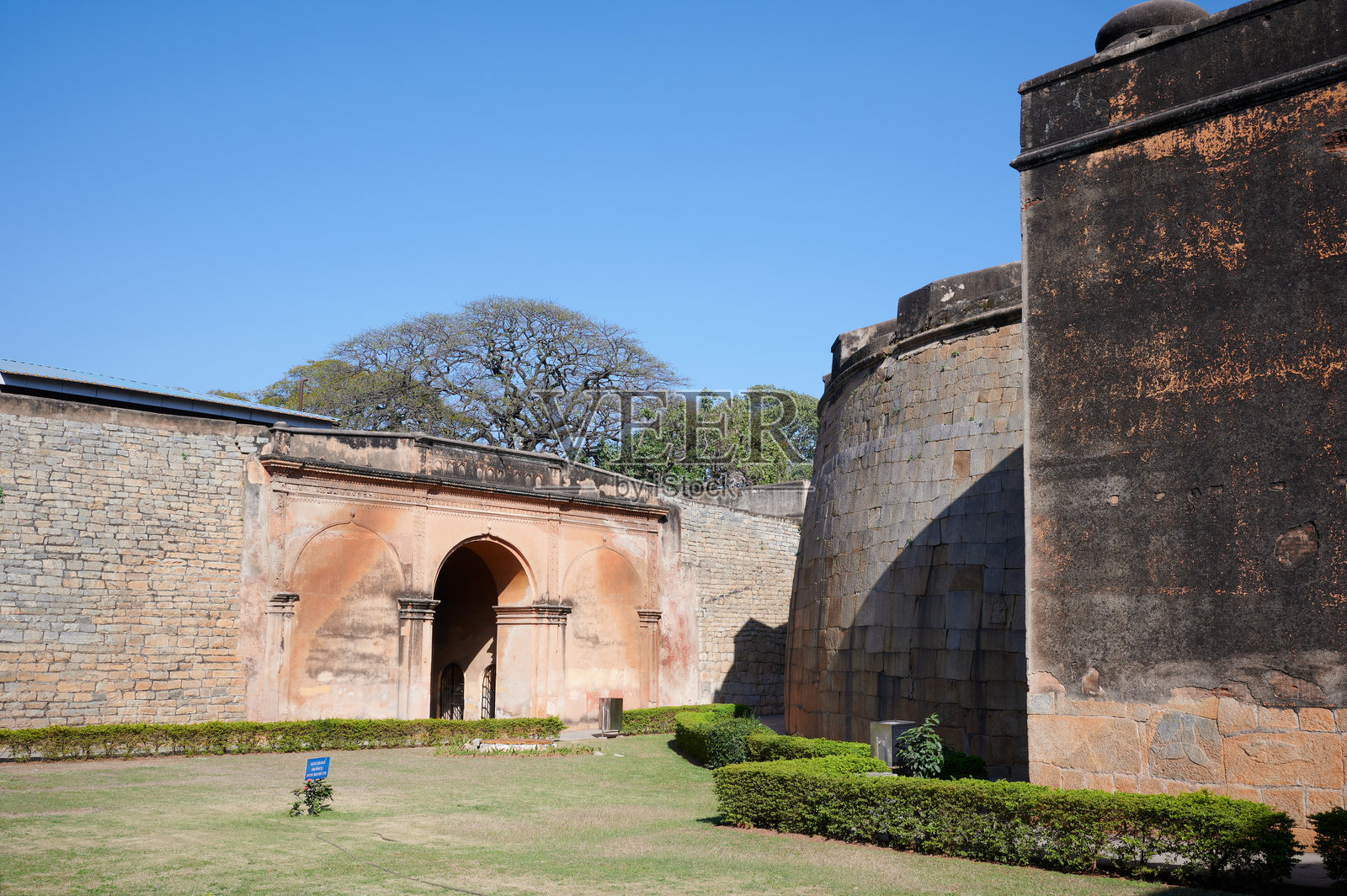 印度卡纳塔克邦班加罗尔的班加罗尔堡照片摄影图片