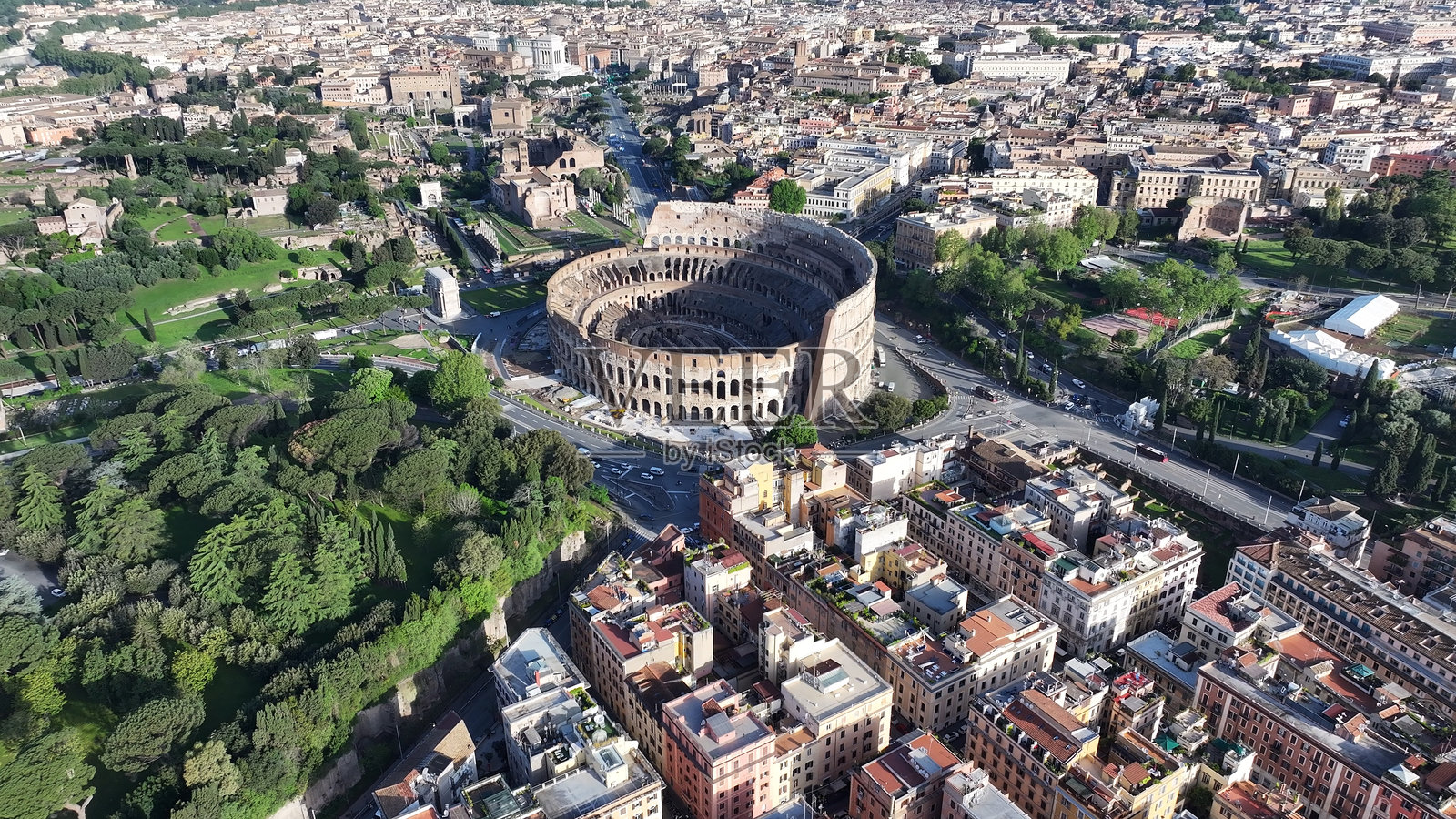 意大利拉齐奥地区的罗马斗兽场。照片摄影图片