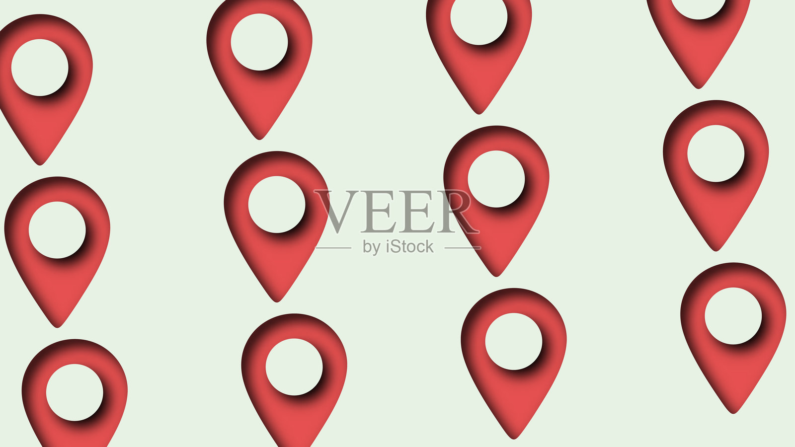 剪纸图标图案用于背景设计插画图片素材