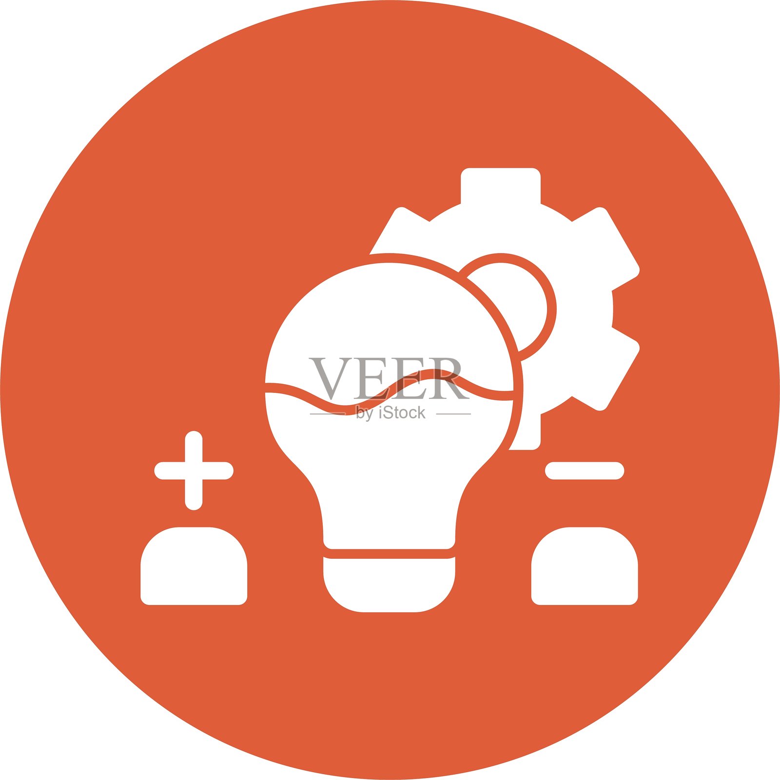 物理符号圆形图标插画图片素材