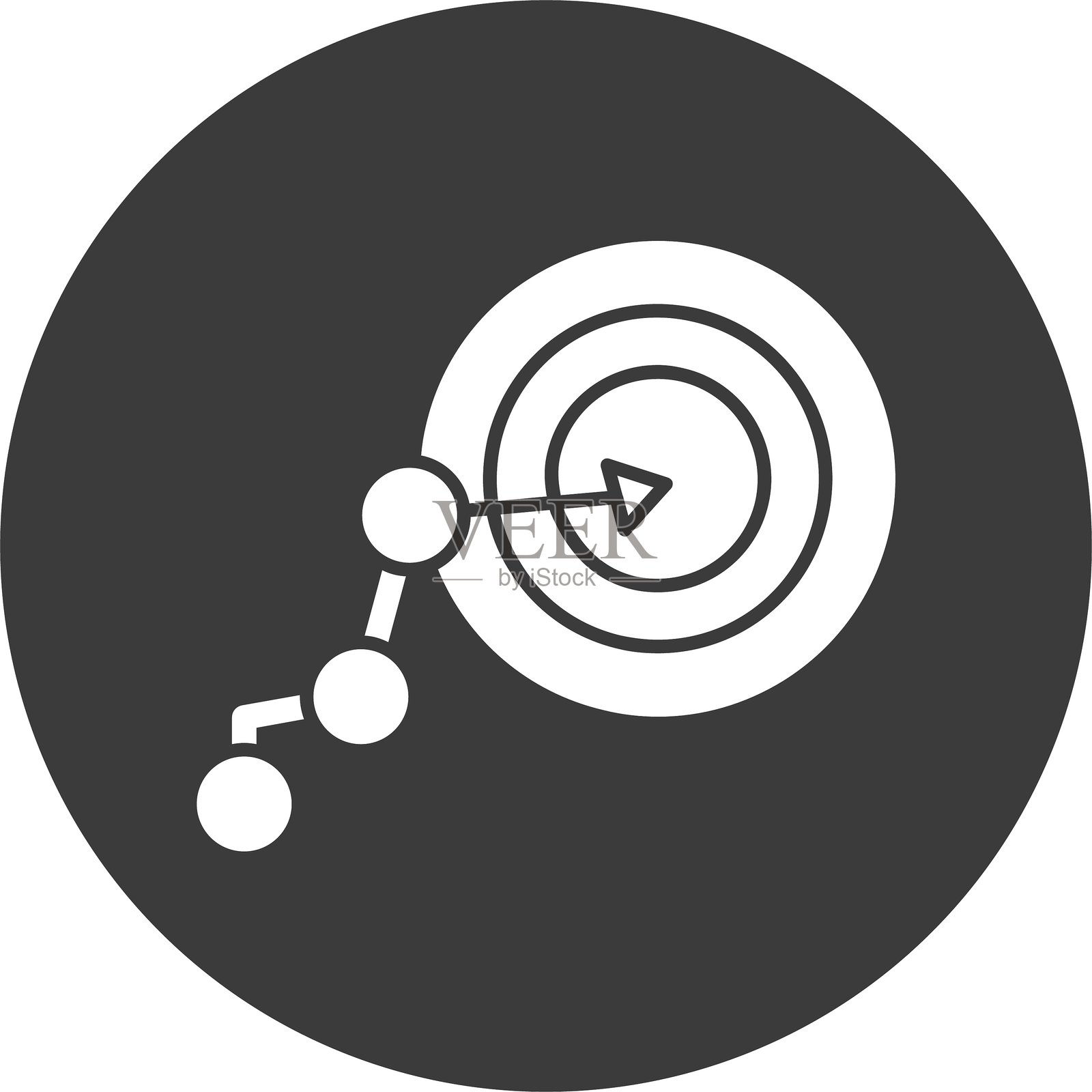 目标图标圆形符号插画图片素材