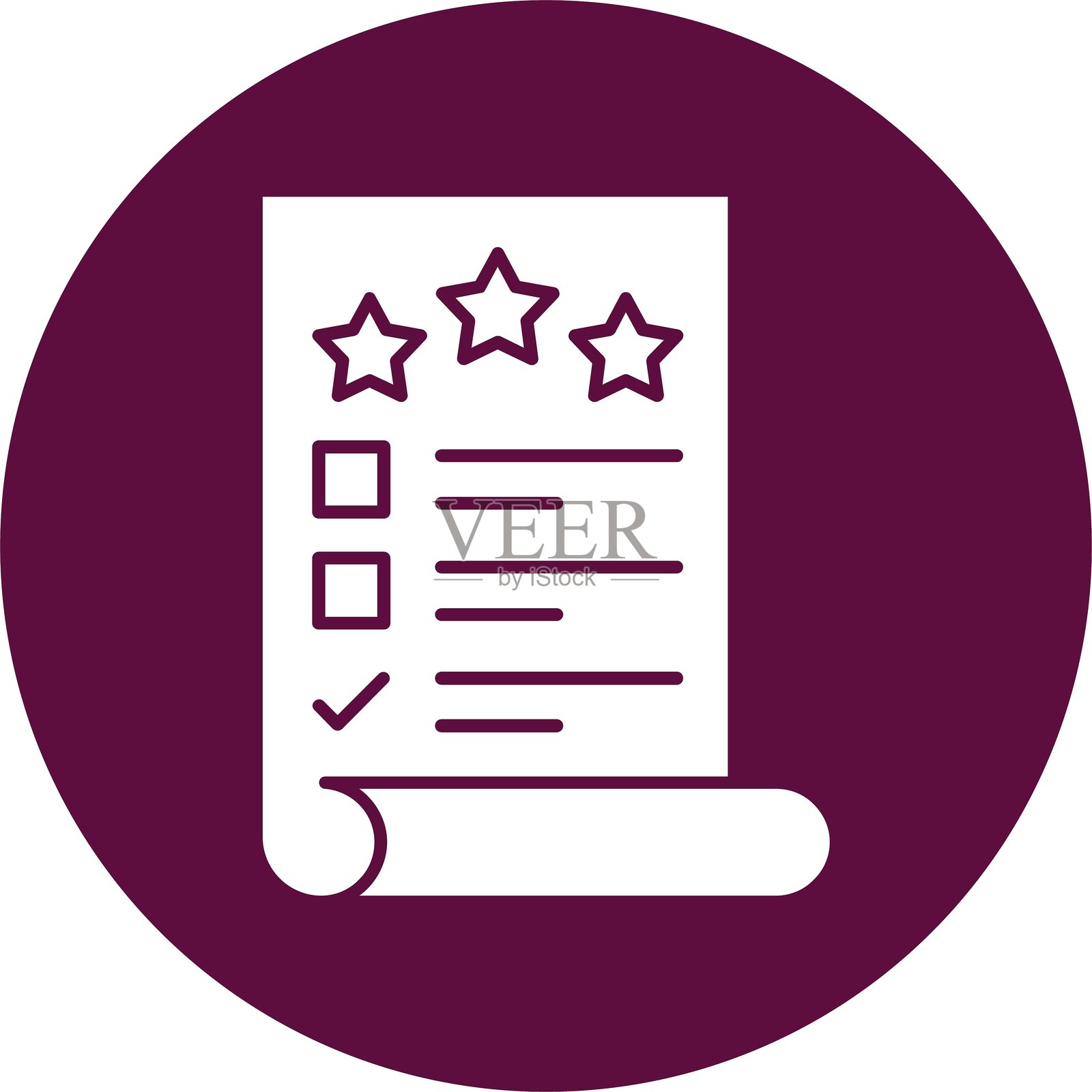 质量控制图标圆形图案插画图片素材