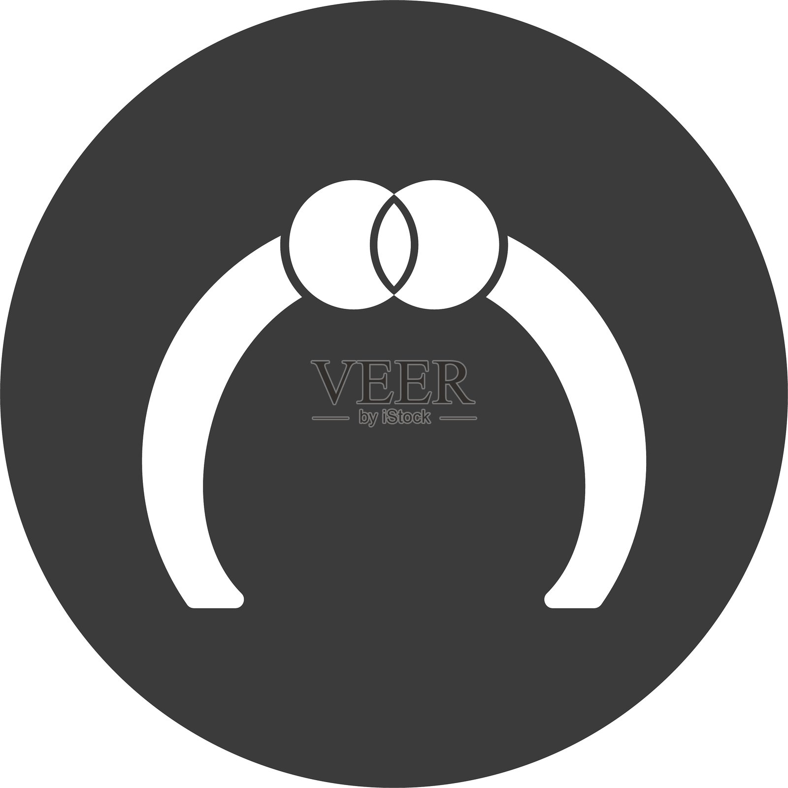 头带图形圆形图标插画图片素材