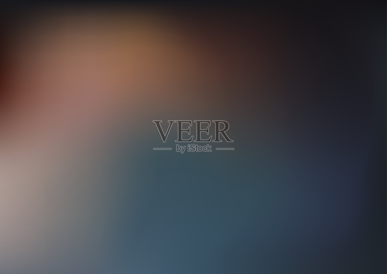 复古胶卷照片。深色复古胶卷质感，带有柔和的光晕。模糊的复古背景，展现旧式模拟摄影。磨损渐变叠加。抽象矢量插图。插画图片素材