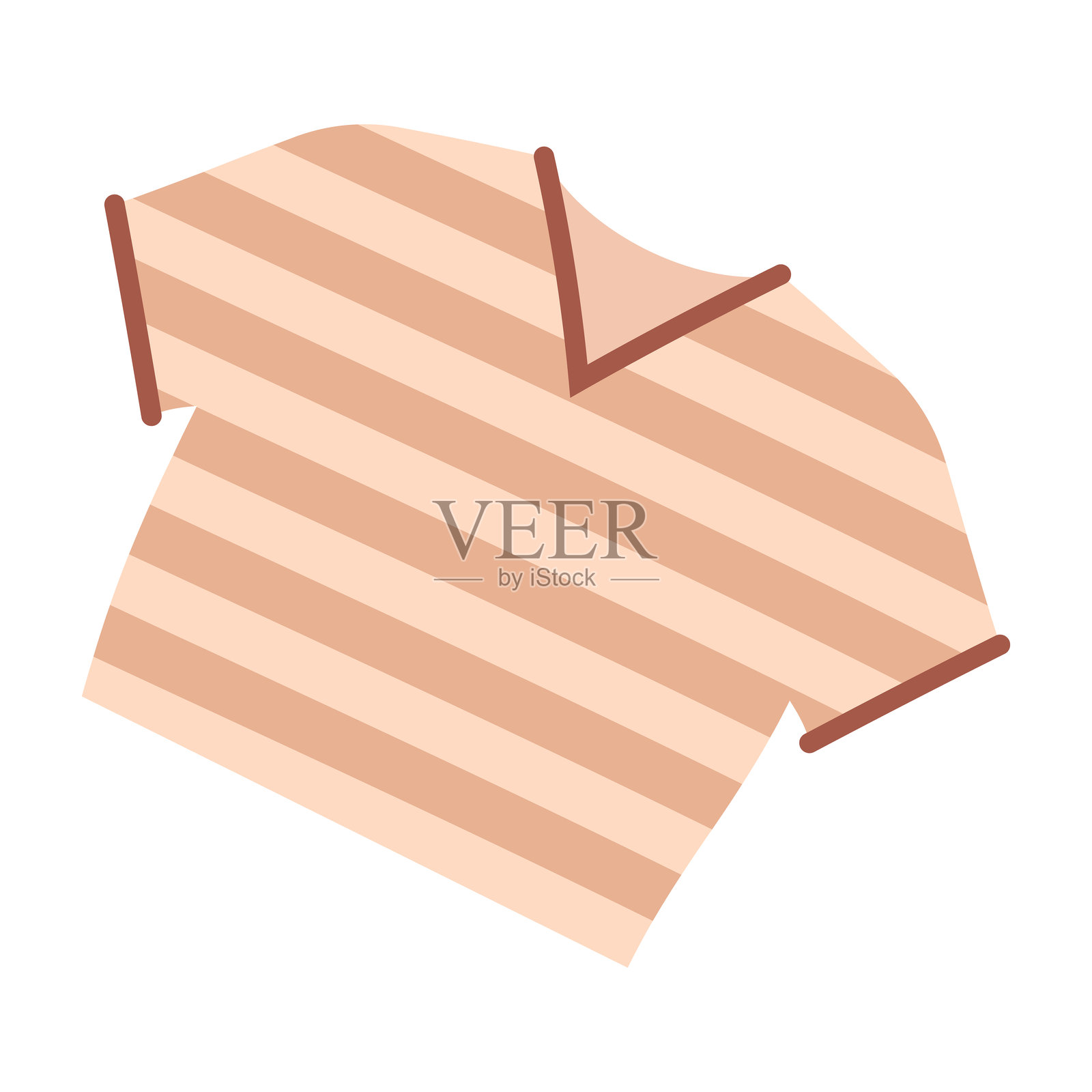 女性轻便夏季服装和配饰插画图片素材