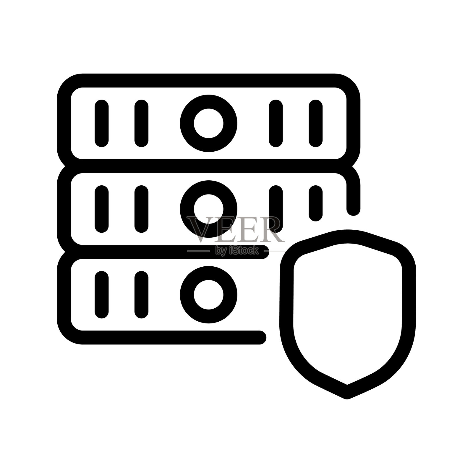 存储保护图标插画图片素材