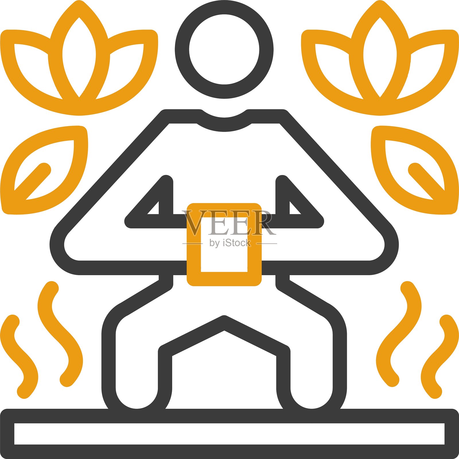 训练营双色图标插画图片素材