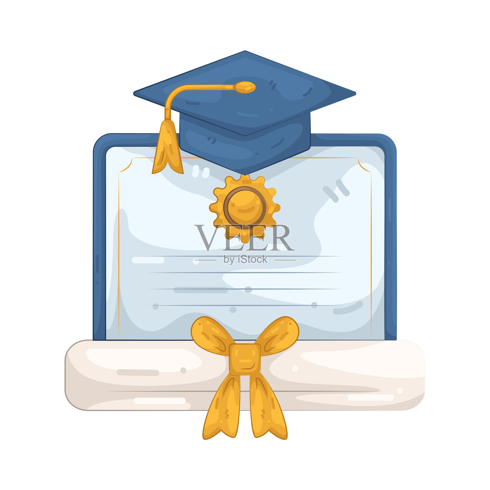 文凭插画图片素材