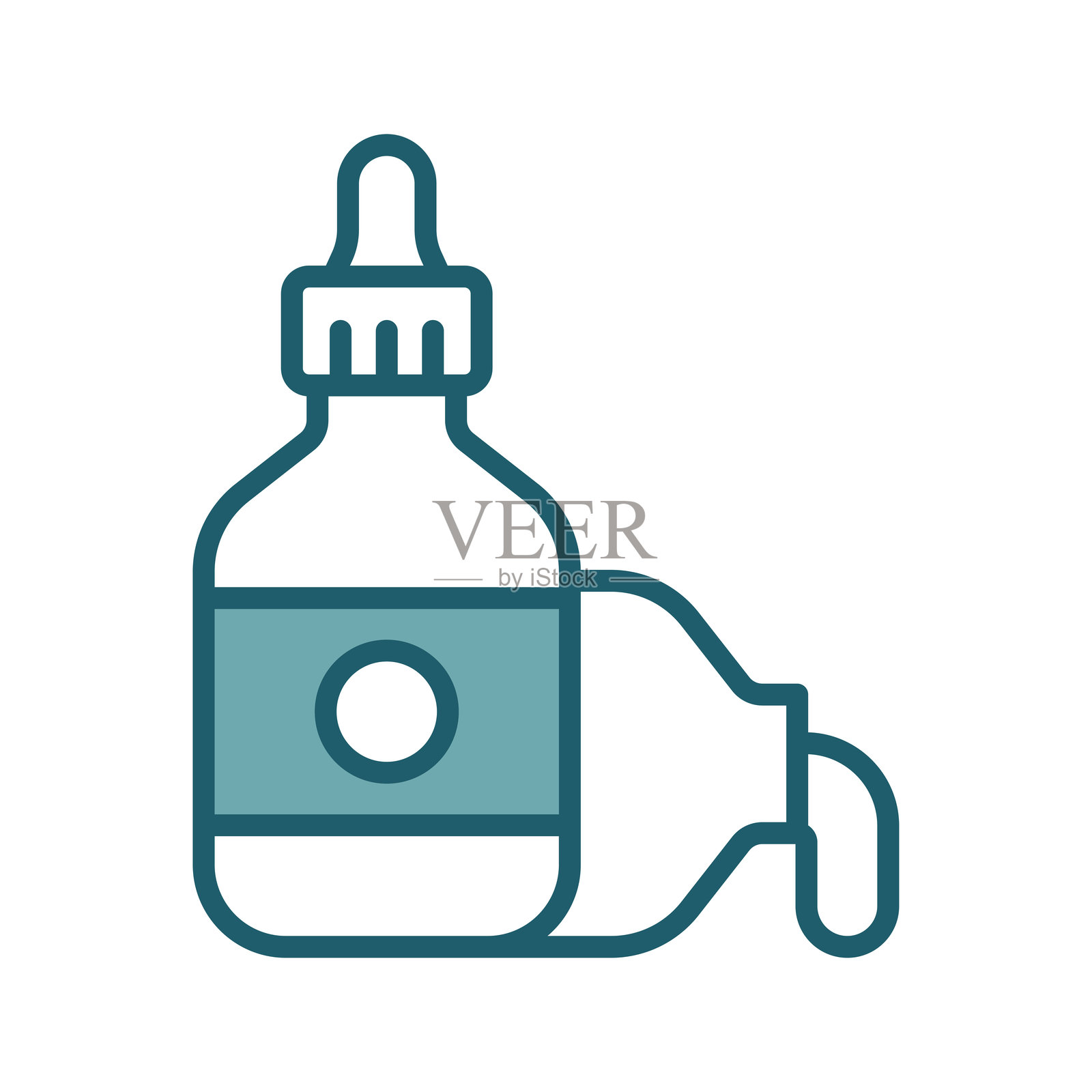 色素图标矢量设计模板，简单而干净插画图片素材