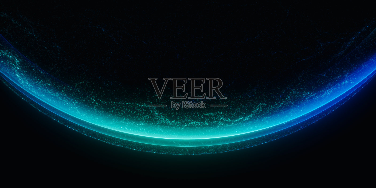 抽象发光粒子波照片摄影图片