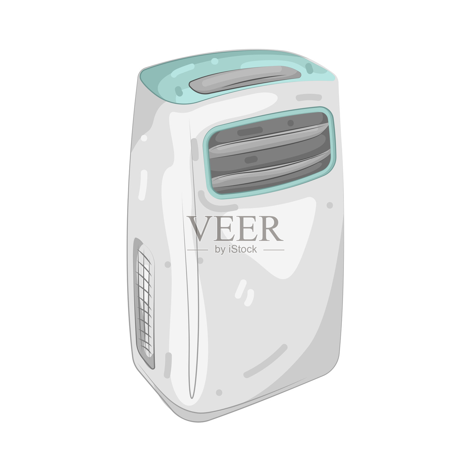 便携式空调插画图片素材