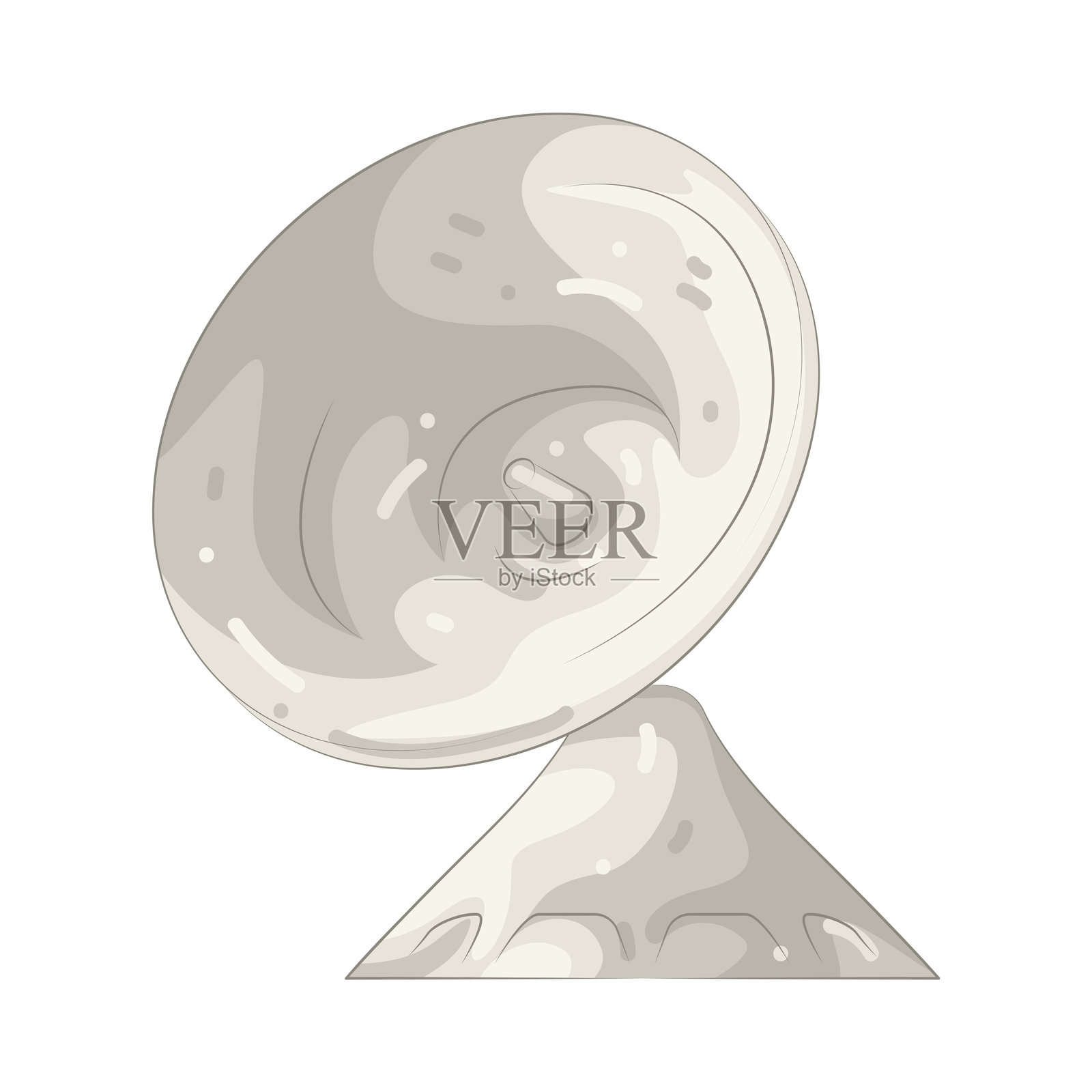 雷达天线插画图片素材