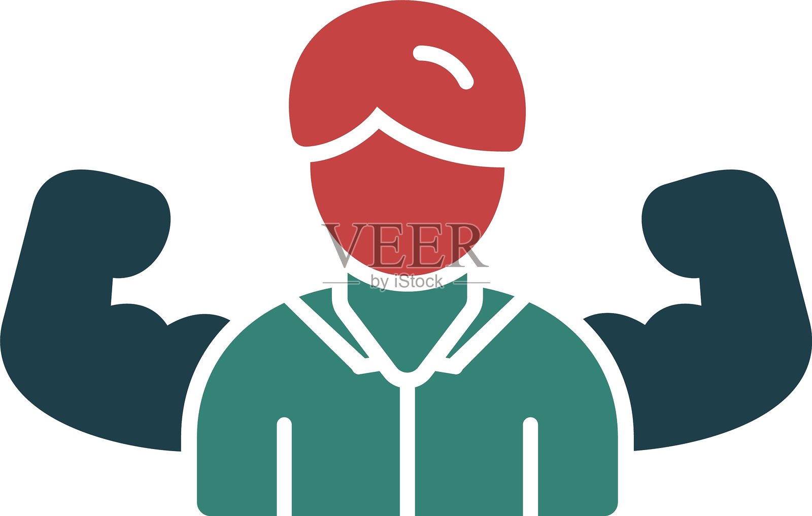 自信图标 多彩图标插画图片素材