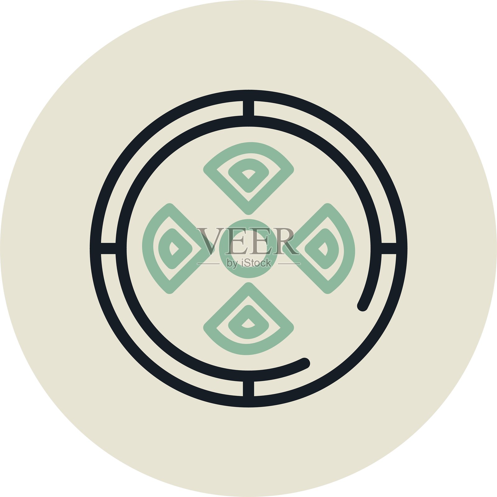 反应堆核心圆形设计插画图片素材