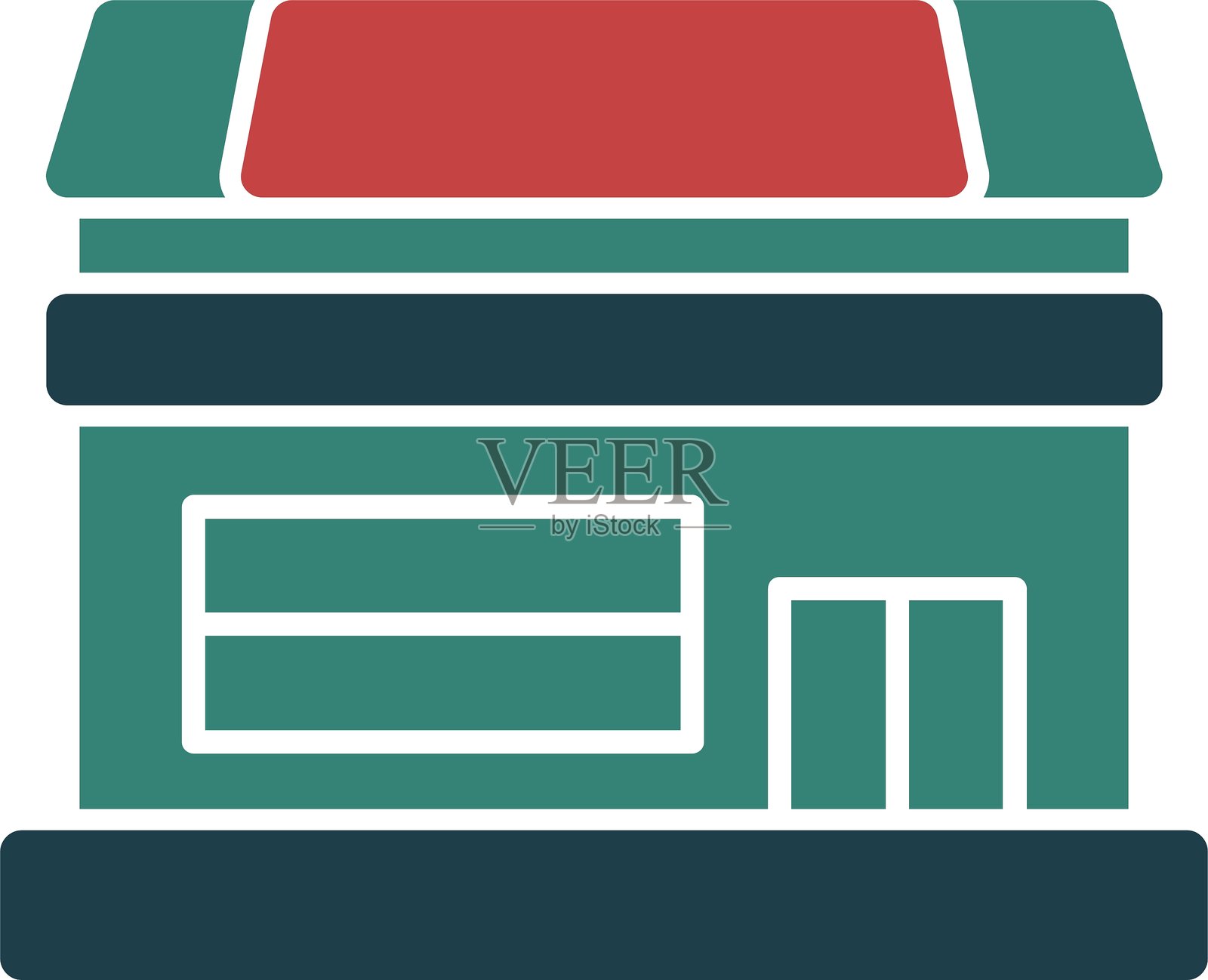 邮局图标 多色图标插画图片素材