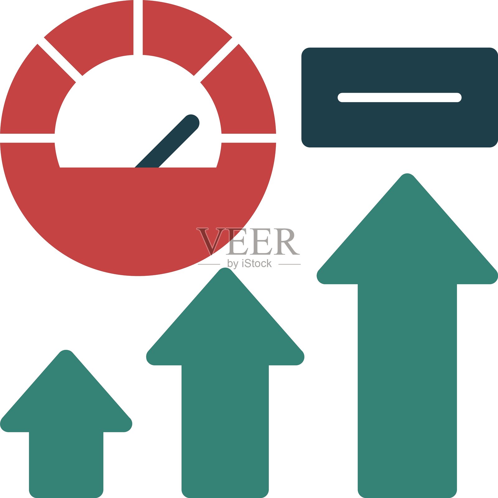 提升覆盖率图标（多色）插画图片素材