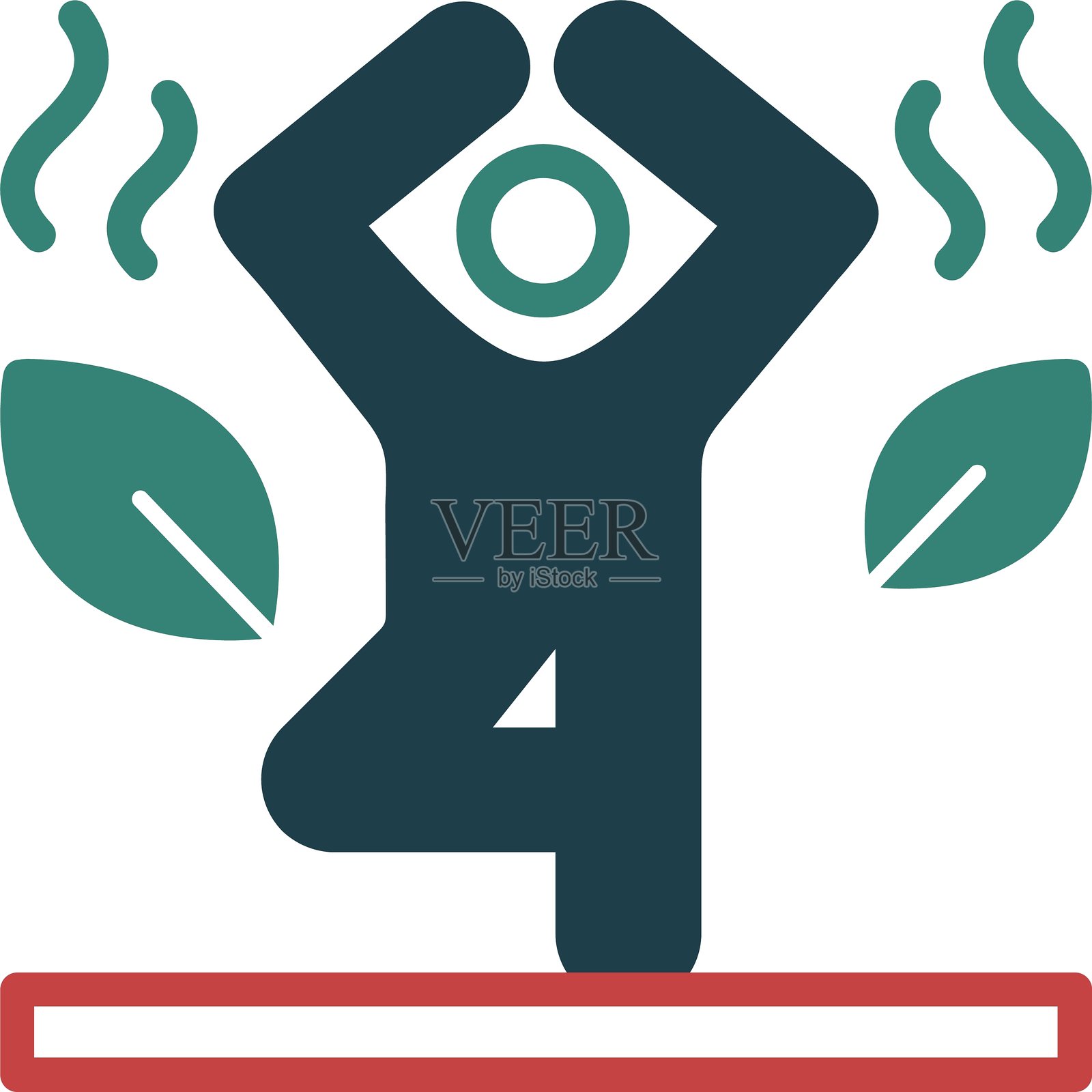 健康符号多色图标插画图片素材